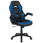 Flash Furniture Racing Gaming Chair, Blue Mesh
