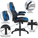Flash Furniture Racing Gaming Chair, Blue Mesh