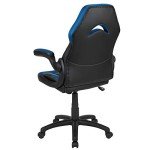 Flash Furniture Racing Gaming Chair, Blue Mesh