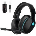 Gtheos 2.4GHz Wireless Gaming Headset - Black