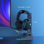 Gtheos 2.4GHz Wireless Gaming Headset - Black