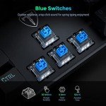RisoPhy RGB Mechanical Gaming Keyboard with Blue Switches