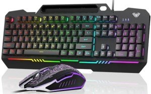 AULA T102 RGB Gaming Keyboard and Mouse Combo