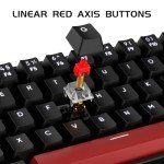 Compact 60% Mechanical Gaming Keyboard with LED Backlight