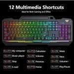 AULA T102 RGB Gaming Keyboard and Mouse Combo