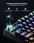 RGB Mechanical Gaming Keyboard with 11 Backlit Modes