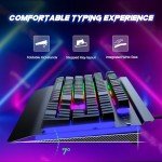 RisoPhy RGB Gaming Keyboard with Backlight