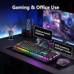 AULA T102 RGB Gaming Keyboard and Mouse Combo