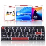 Compact 60% Mechanical Gaming Keyboard with LED Backlight