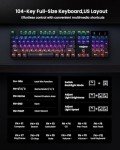 RGB Mechanical Gaming Keyboard with 11 Backlit Modes