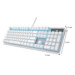 MageGee USB Gaming Keyboard with Adjustable RGB Lighting