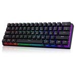 CACKBIRD Portable 60% Mechanical Gaming Keyboard - Black