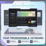 Triple Mode Wireless Gaming Mechanical Keyboard