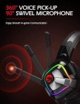 ZIUMIER Noise-Canceling Gaming Headset with Mic