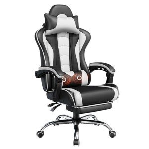 Yaheetech Ergonomic Gaming Chair with Massage Support