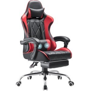 Shahoo Ergonomic Gaming Chair with Footrest and Massage