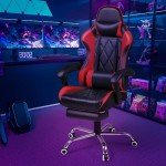 Shahoo Ergonomic Gaming Chair with Footrest and Massage