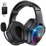 Tatybo Wireless Gaming Headphones with Noise Cancellation