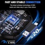 Tatybo Wireless Gaming Headphones with Noise Cancellation