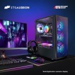 STGAubron Gaming PC, Intel i7, RX 580, RGB