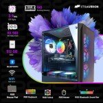 STGAubron Gaming PC, Intel i7, RX 580, RGB
