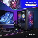 STGAubron RGB Gaming Desktop PC with Intel i5