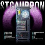 STGAubron Gaming PC, Intel i7, RX 580, RGB