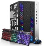 HP RGB Gaming Desktop with Intel i5 & GeForce GT 1030