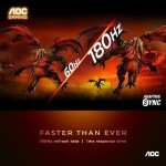 AOC 24G15N 24" FHD Gaming Monitor 180Hz