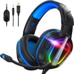 Fachixy Wired Gaming Headset for PS4, PS5, Xbox
