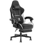 Ergonomic Dowinx Gaming Chair with Massage Footrest