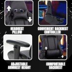 Ergonomic High Back Gaming Chair with Lumbar Support