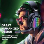Jimonyer Stereo Gaming Headset with RGB Light
