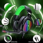Jimonyer Stereo Gaming Headset with RGB Light