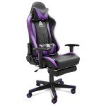 Ergonomic Gaming Chair with Footrest and Lumbar Support