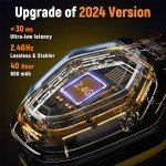 Ozeino Wireless Gaming Headset: Dual USB, 30-Hour Battery