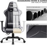 Ergonomic High Back Gaming Chair with Lumbar Support