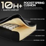 Dowinx Ergonomic Gaming Chair with Massage Support