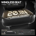 Dowinx Ergonomic Gaming Chair with Massage Support