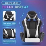 Ergonomic Racing Gaming Chair with 360° Rotating Arms