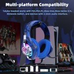 Tatybo Surround Sound Gaming Headset for Consoles