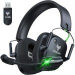 Wireless 3D Stereo Gaming Headset with ENC Mic