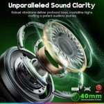 Wireless 3D Stereo Gaming Headset with ENC Mic