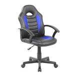 Kid's Blue Gaming Racer Chair with Wheels