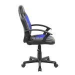 Kid's Blue Gaming Racer Chair with Wheels