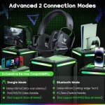 Wireless 3D Stereo Gaming Headset with ENC Mic