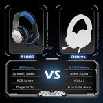 EKSA E1000 RGB Gaming Headset with Microphone
