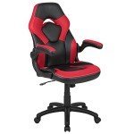 High-Back Racing Style Gaming Chair - Red/Black