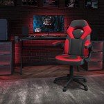High-Back Racing Style Gaming Chair - Red/Black