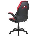High-Back Racing Style Gaming Chair - Red/Black